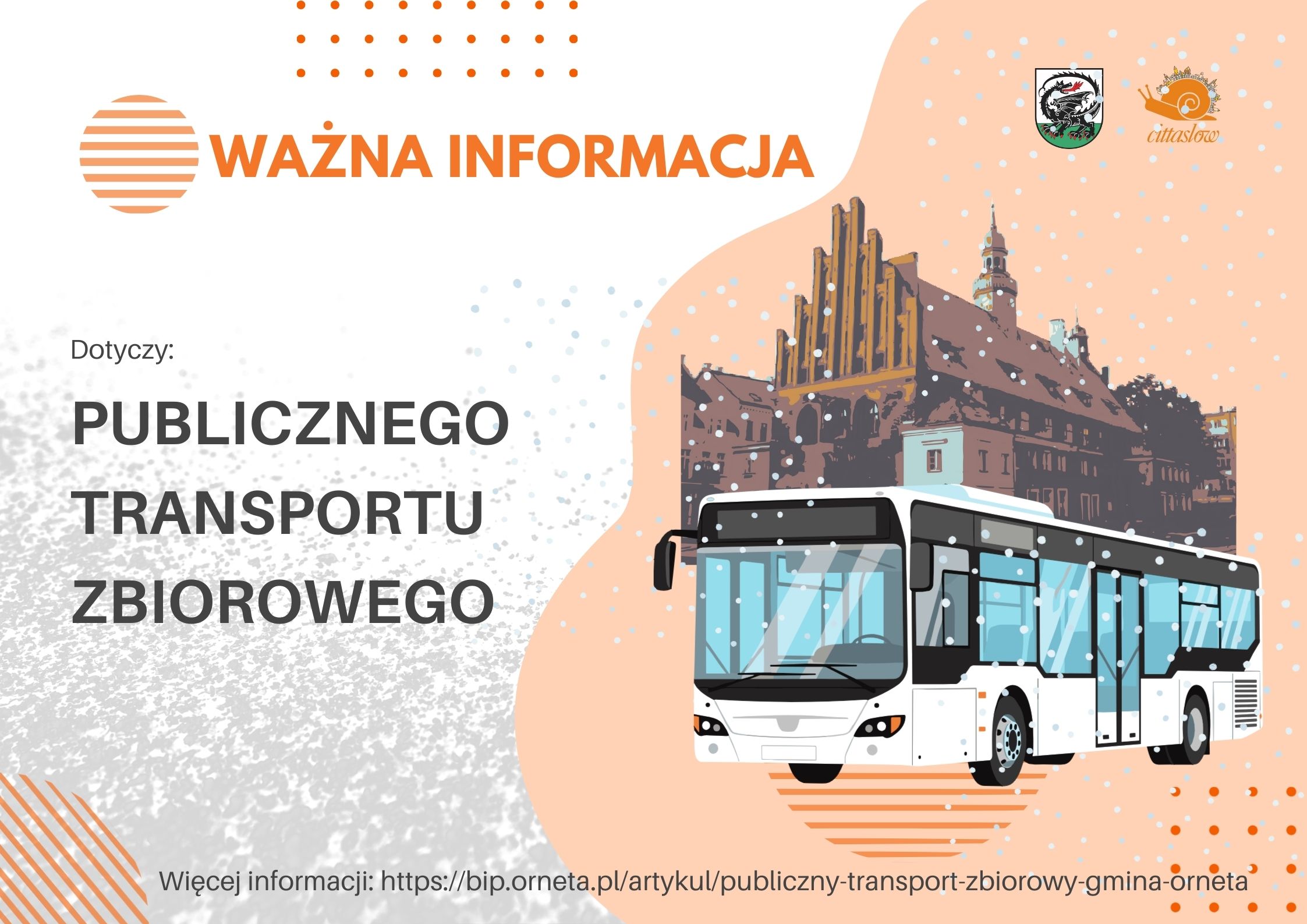 Grafika informacyjna dotyczy Publicznego Transportu Zbiorowego